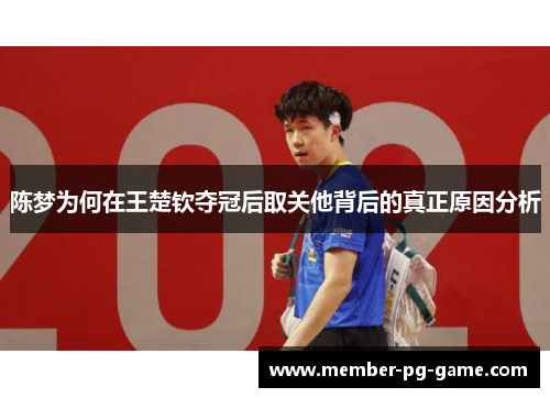 陈梦为何在王楚钦夺冠后取关他背后的真正原因分析